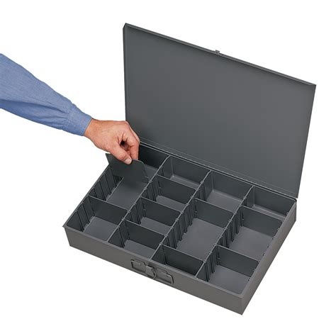 Small Steel Compartment Box, Adjustable 